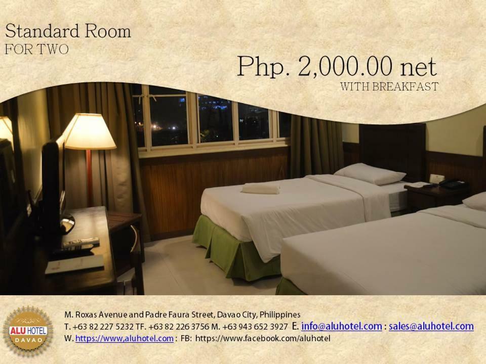Alu Hotel Davao Stadt Exterior foto